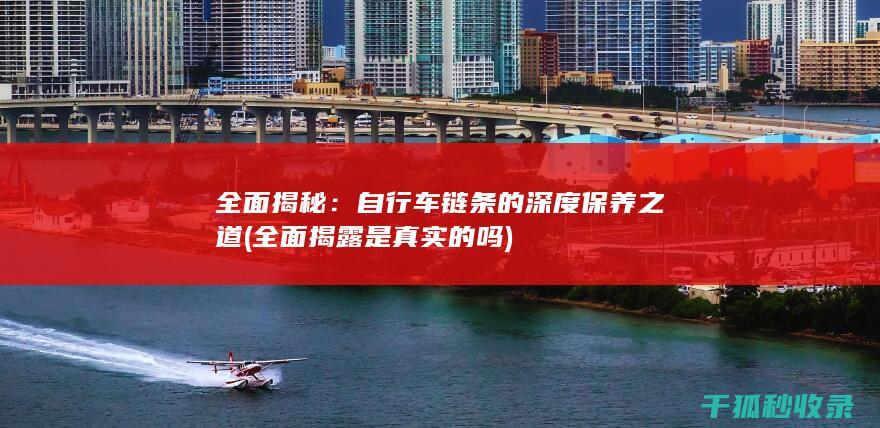 全面揭秘：自行车链条的深度保养之道 (全面揭露是真实的吗)