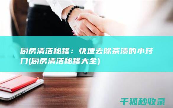 厨房清洁秘籍：快速去除茶渍的小窍门 (厨房清洁秘籍大全)