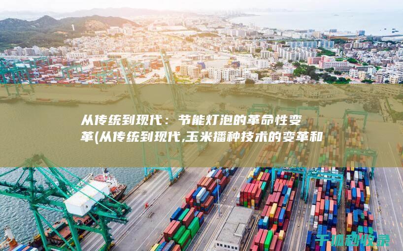 从传统到现代：节能灯泡的革命性变革 (从传统到现代,玉米播种技术的变革和延伸)