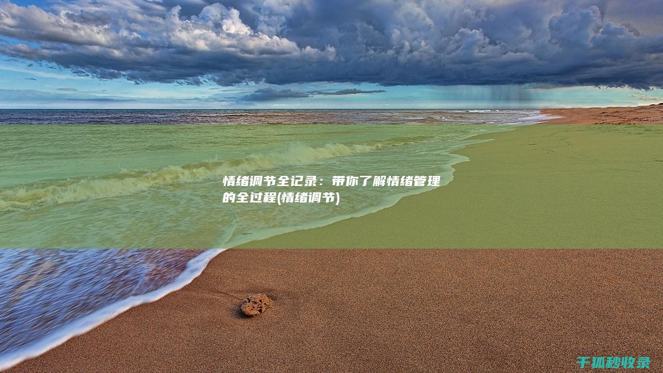 情绪调节全记录：带你了解情绪管理的全过程 (情绪 调节)