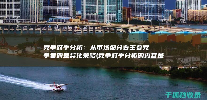 竞争对手分析：从市场细分看主要竞争者的差异化策略 (竞争对手分析的内容是什么)