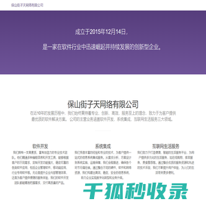 保山街子天网络有限公司